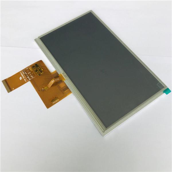 Quality TN Transmissive 12 O'Clock Resistive LCD Display 7 Inch Touch Panel for sale