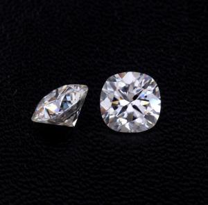 China Diamonds Moissanite Super White DEF Cushion Shape 8mm VVS Clarity Fancy Cut wholesale
