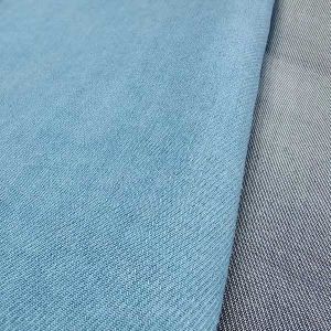 China Spring Outdoor Jeans Material Cavalry Oblique Twill Stretched Tencel Poly Blended wholesale