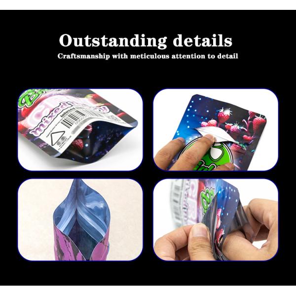 Wholesale Child-Proof Flexible Packaging Recyclable Airtight Bags For Snacks Factory Direct
