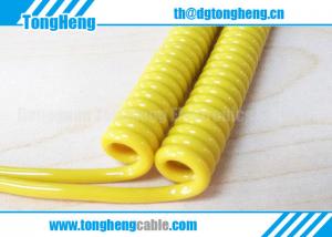 Automobile Anti Grease Oil Flexible Customized Curly Cable