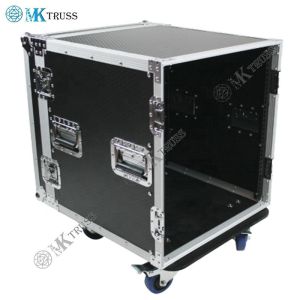 China Customized 10U 12U 14U 16U Flight Case with 9mmplywood and Honycomb Surface on sale