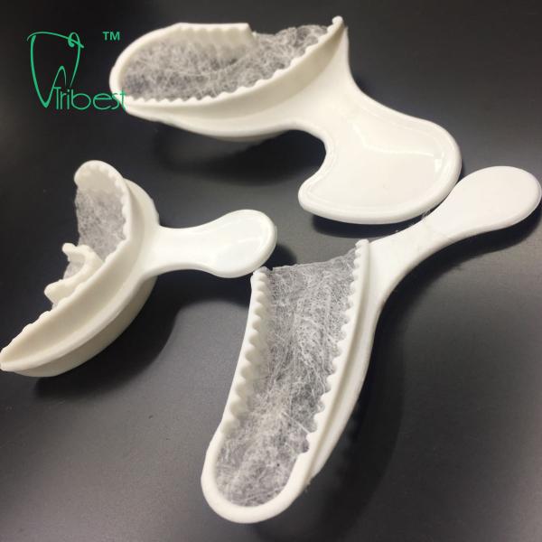 FDA Disposable Dental Impression Trays Non Woven Gauze Plastic Mesh