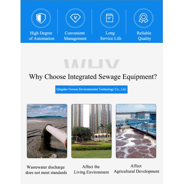 Domestic Sewage Treatment With Customized Voltage Sbr Compact Industrial Wastewater Aerator Tank And MBBR MBR System