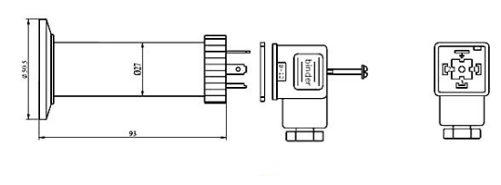 Stainless Steel Flush Diaphragm Pressure Transmitter With Anti - Jamming Circuit