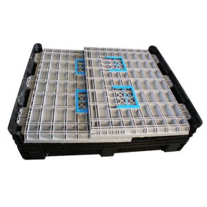 high quality Ventilated plastic pallet container box lids for fruit and