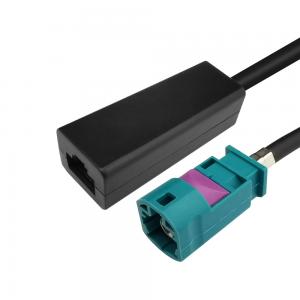 China Automotive Stable LVDS FAKRA Cable , Z Code HSD To USB RJ45 FAKRA Ethernet Cable wholesale