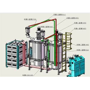 Varied Installed Power Plastic Dehumidifier With Honeycomb Rotor Moisture