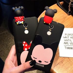 Buy cheap Hot Selling 3d Soft PVC Mickey Minne Silicone Phone Case Phone Cover , Black from wholesalers