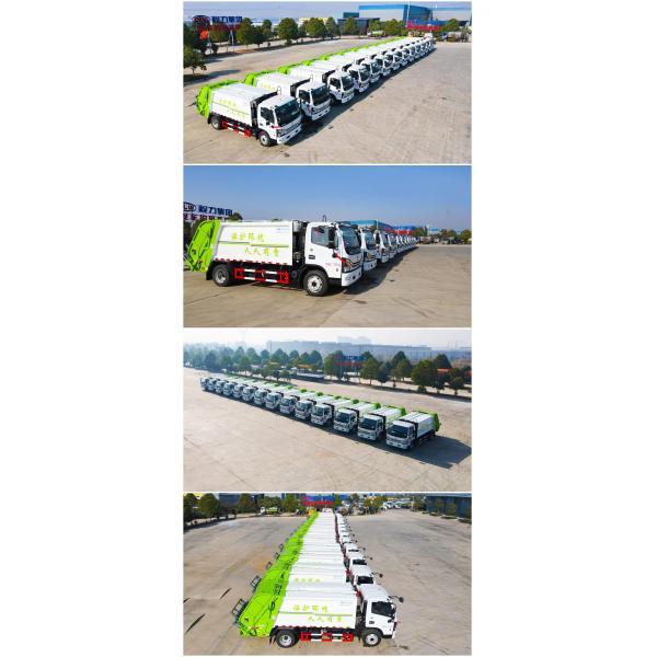 ISUZU KV600 130hp Engine Trash Compactor Truck 8cbm Tank Waste Removal Truck