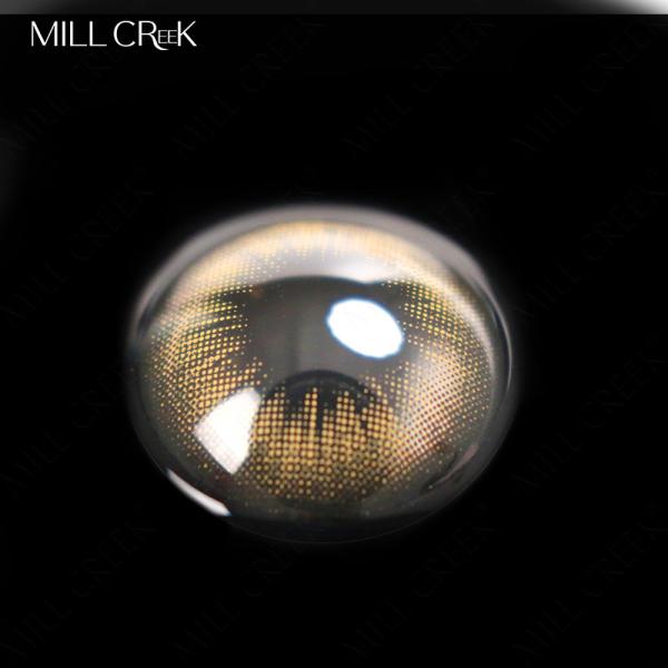 3 Tone Color Enhancing Chestnut Brown Contact Lens For Light Eyes