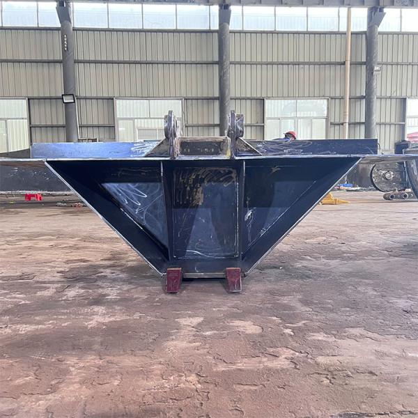 Quick Delivery V Ditching Bucket For Excavator , Durable Trapezoidal V Ditch Bucket