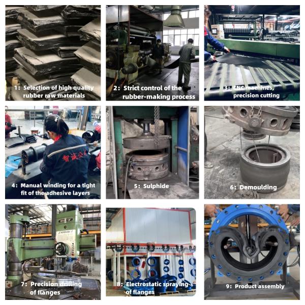 NBR Material 90 Degree Flexible Rubber Elbow Expansion Joint for High Pressure Testing