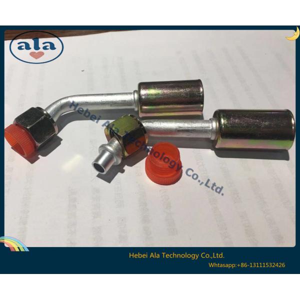 #6 #8 #10 #12 Al joint with iron jacket A/C Fittings 45 Degree A/C fitting O-Ring Female AC Hose connector