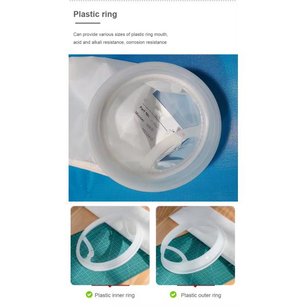 Round Neck Size Customization PP PE Nylon Filter Bags Liquid Filter Bags Swimming Pool Filter Bags