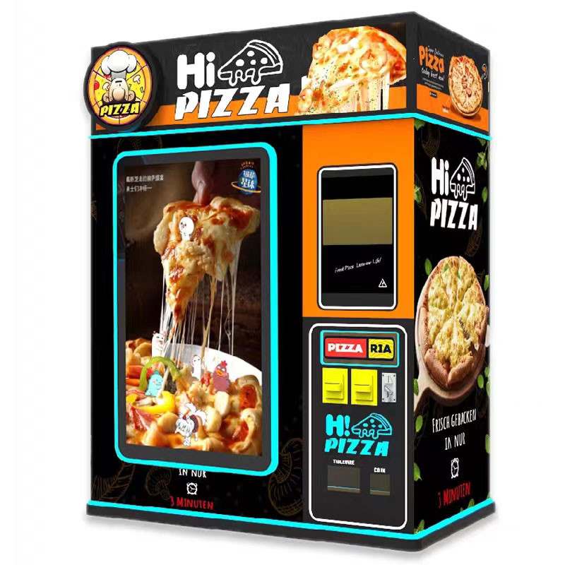 Fast Food Intelligent touch screen vending machine equipment pizza manual