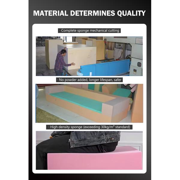 Modular Sectional Sofa Couch Compression Packing Sofa L-Shape Modular Sectional Sofa With Chaise No Assembly Required