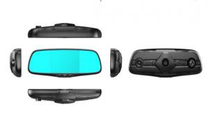 China Android 5.0 quad core 5 inch car rearview mirror with GPS/DVR/WIFI free/ FM/Night Vision wholesale