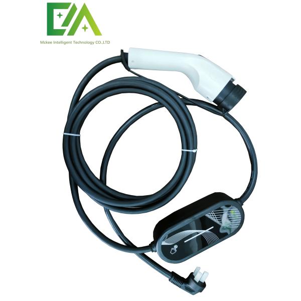 Portable 3.5Kw-22kW Electric Car Charger Adjustable Current 8A/10A/13A/16A/32A Single Phase Three Phase