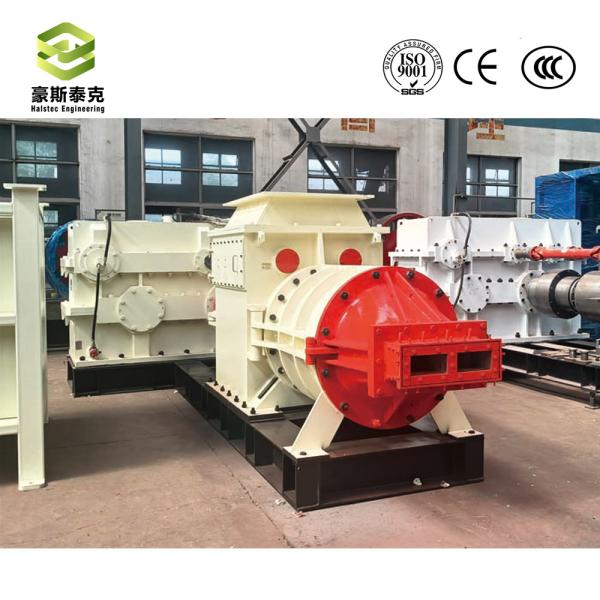 Brick Making Machines Fully Automatic Extruder For Clay Brick With Mud Strip Vacuum Extruding