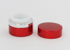 China 15ml Red Empty Glass Cosmetic Jars Eye Cream Packing Small Size Customized wholesale