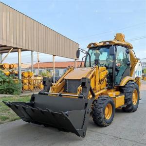 China Heavy Machinery Front End Loader Backhoe With Front Bucket High Efficiency wholesale