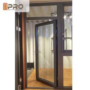 China Customized Design Aluminium Hinged Doors For Construction Buildings stainless steel glass door hinge Door hinge black wholesale