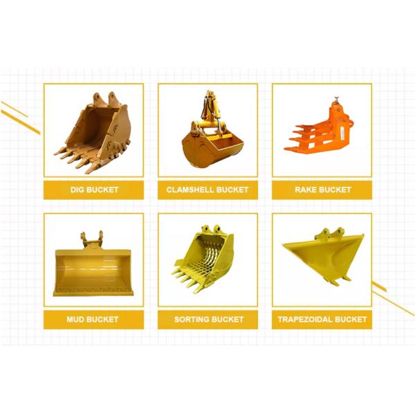 Customized Yellow Wheel Loader Bucket for Skeleton/Shake/Sift and Durable