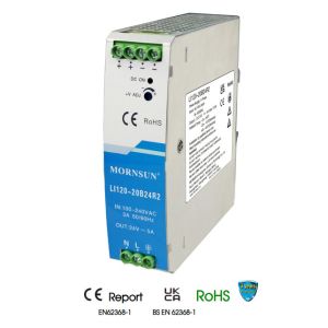 120W AC DC Din Rail Power Supply Industrial Control Power Supply