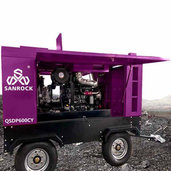 Portable Screw Air Compressor Capacity 16m3/min Diesel Air Compressor Two Stage Screw Air Compressor