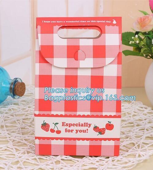 Quality Printed Customised Craft Kraft Wedding Waterproof Cakes Shopping Bread Food Paper Gift Bag,OEM Factory food grade white for sale