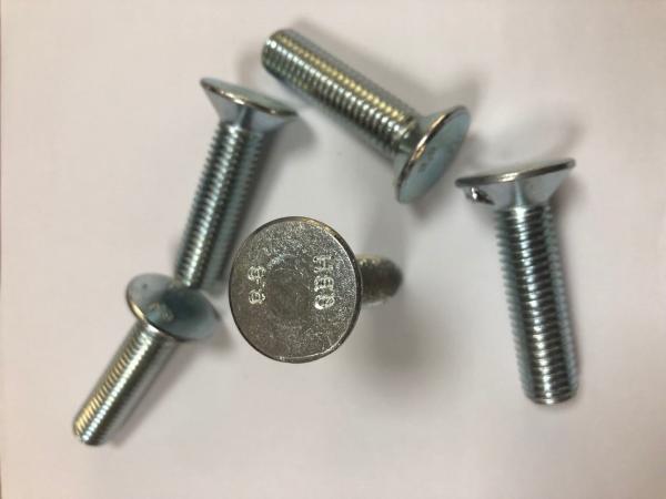 Quality DIN604 Flat Countersunk Nib Bolts 12.9 Carbon Steel Bolt for sale