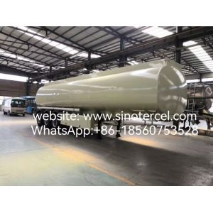 30000L-60000L Lpg Semi Tanker Trailer 3 Axles Customized