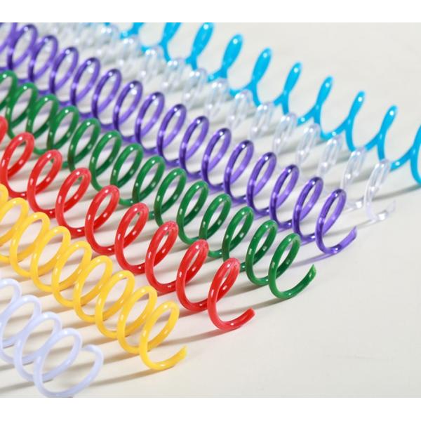 PVC PET Plastic Single Loop Spiral Wire Coil 2''