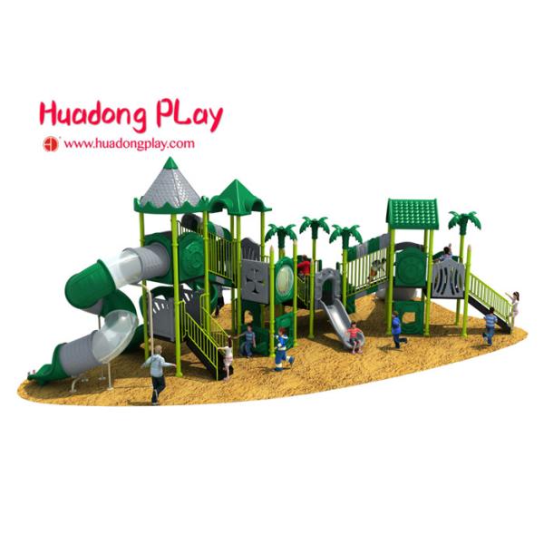Commercial Funny Happy Outdoor Playground Slides , Big Outdoor Playground Toys