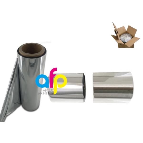 22 Mic Metalized Polyester Film For Paper / Paperboard 3 Inch Core