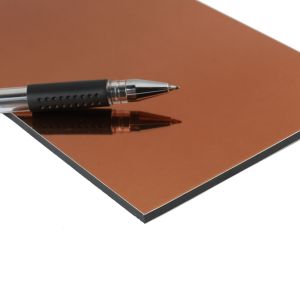 Sturdy Heatproof Mirror Aluminum Composite Panel Multipurpose Durable