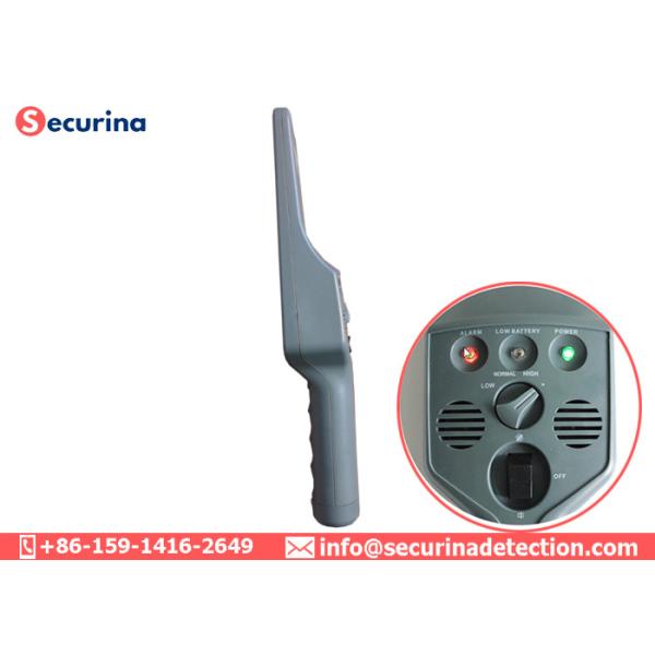4 Level Switches Handheld Security Scanner Adjustable Detection Sensitivity For Airport