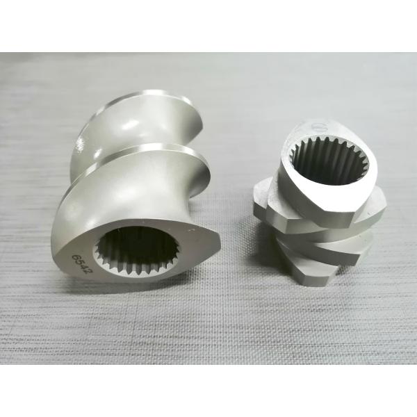 W6Mo5Cr4V2(6542) Double Screw Extrusion Granulation Machine Components Screw