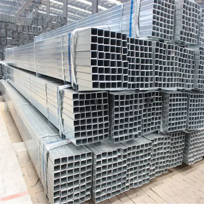 Hot Dip Threading Process Seamless Galvanized Square Pipe Q195 Q235B Z275 Z100