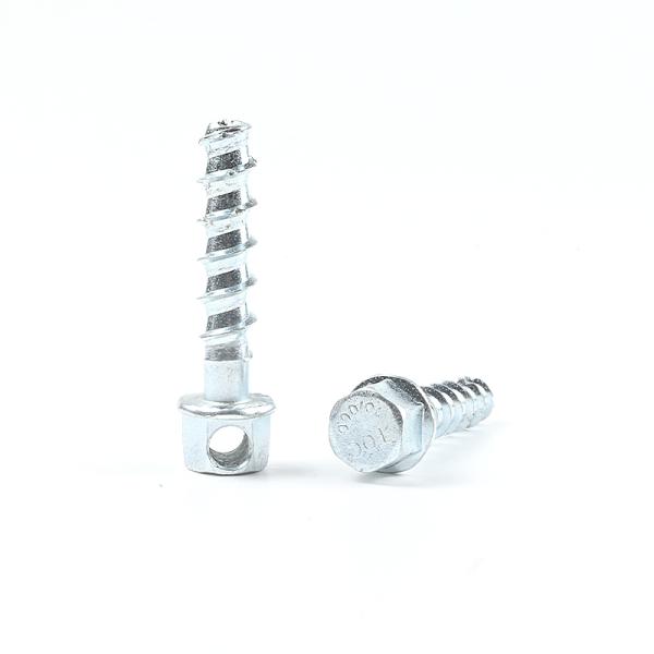 Concrete Anchoring M10/10*60mm HEX Head Style Self Tapping Zinc Plated Anchor Screws