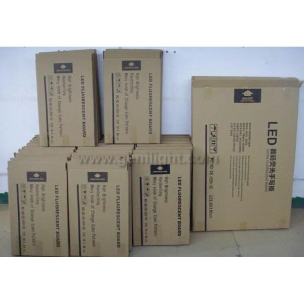 Powerful Shopping Mall LED Fluorescent Screen Writing Board with CE ROHS LVD Certificate