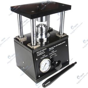 Lab Coin Cell Assembly Machine Hydraulic Manual Sealer Crimper Discrimping