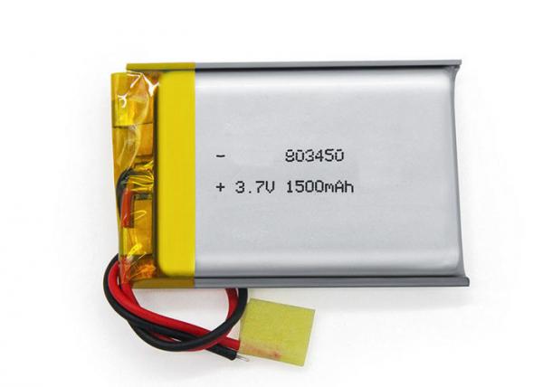 Quality Best Lipo 3.7V 1500mAh 803450 Rechargeable Lithium  Polymer Battery for sale