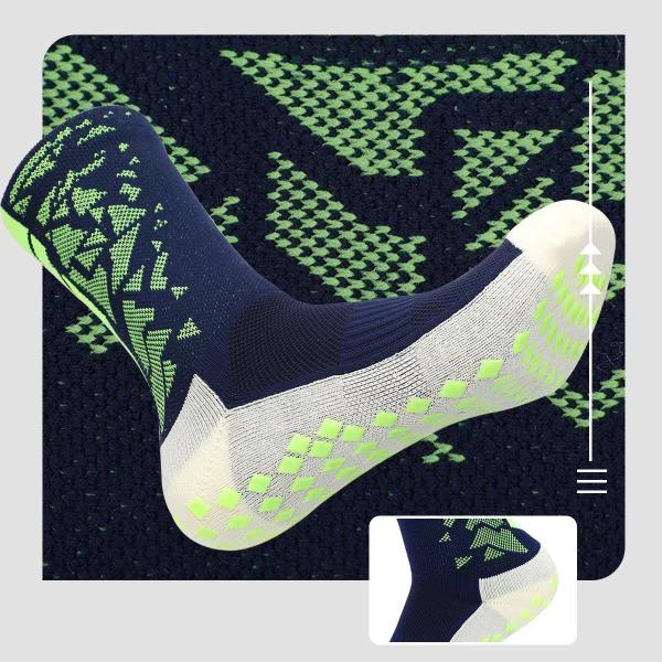 Spring Season Custom Anti-Slip Printing Cotton Work Socks with Standard Thickness