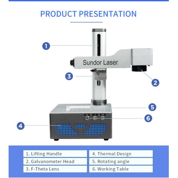 50W Laser Cut And Engraving Gold And Silver Jewelry Fiber Laser Machine Marking