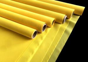 China Yellow Color 150 Screen Printing Mesh Monofilament Polyester Bolting Plain Weave wholesale