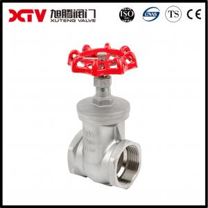 China Stainless Steel NPT/BSPT/BSPP Non Rising Thread Water Gate Valve 0.300kg Gross Weight wholesale