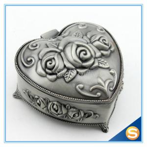 China Simple Wholesale Custom Vintage Jewelry Box in Metal wholesale
