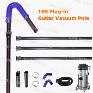Buy cheap 15ft Carbon Fiber Gutter Cleaning Pole With 45° 90° Blue Silicone Elbows And from wholesalers